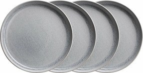 Mäser Súprava dezertných tanierov 4 ks AQUATA – 21 cm, sivá