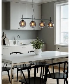 ByRydens 4202360-4505 - Závesný luster BOYLE na lankách 4xE27/8W/230V
