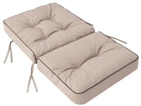 Vankúš na záhradnú hojdačku VENUS 60 cm béžový, ekolen