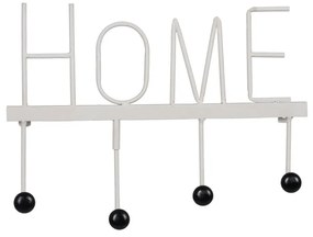 Biely kovový nástenný vešiak Home – Ixia