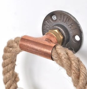 Držiak uteráka 16x16 cm béžová/zlatá