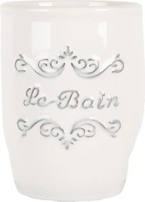 Keramický kelímek na kartáčky Le Bain - Ø 8*10 cm
