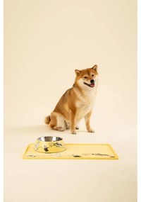 Podložka pod misky pre psov Moomin Pets 48x30cm, žltá