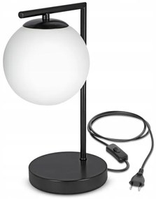 Stolová lampa 1xE27/40W/230V čierna/biela