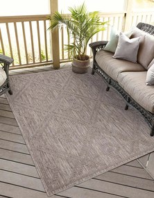 Dekorstudio Terasový koberec SANTORINI - 454 hnedý Rozmer koberca: 60x110cm