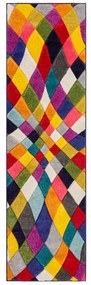 Flair Rugs koberce Behúň Spectrum Rhumba Multi - 66x230 cm