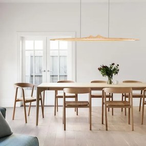 LED Luster na lanku LED/22W/230V 4000K 120 cm jaseň/masív