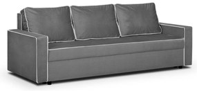 Trojmiestna pohovka s funkciou spania MIMI Sivá/biela