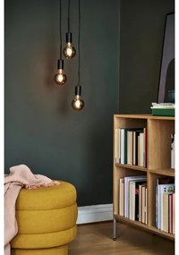 Nordlux - závesné svietidlo na lane PACO 3×E27/25W/230V čierne