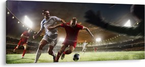 Obraz - Futbalisti v akcii (120x50 cm)