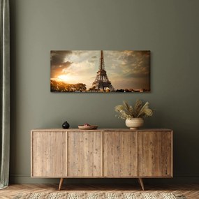 Obraz - Eiffelova veža, Paríž, Francúzsko (120x50 cm)
