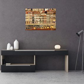 Obraz - Nábrežná štvrť, Portugalsko (70x50 cm)