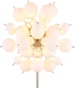 Globo 15633SO - Stojacia lampa UDO 6xE14/25W/230V biela