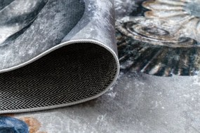 Protišmykový koberec / behúň ANDRE 33570 strieborný / béžový