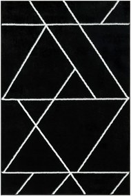 Koberec LIMA C877B čierny / biely