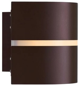 Nordlux - Vonkajšie nástenné svietidlo SIBELIS 1xE27/10W/230V IP44 hnedá
