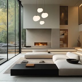 Luster na lanku STONES 1xE27/40W/230V pr. 30 cm