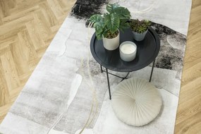 Koberec Kashmir KR288S sivý / čierny