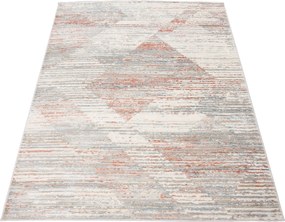 TA Koberec G501C WHITE/SALMON PORTLAND HIK Biely Obdĺžnikový Rozmer: 140x200 cm