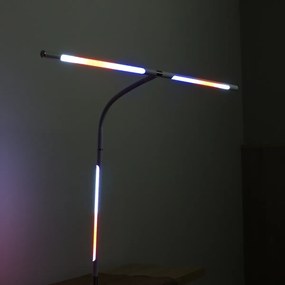 Stolná LED lampa NOX s RGBW efektmi, základňa, diaľkový ovládač