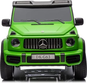 LEAN CARS Elektrické autíčko Mercedes G63 XXL zelené lakované 4x4