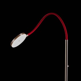 Holtkötter Flex S stojaca LED hliník matný/červená