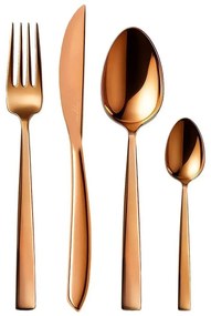 Nerezový príbor v medenej farbe 24 ks Copper - Orion