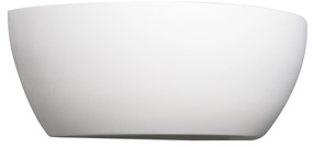 Moderná nástenná lampa biela - Hiske