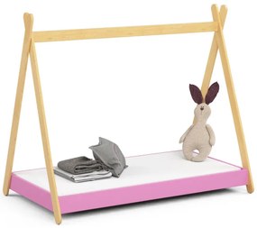 Detská posteľ GEM 80x160 cm, ružová