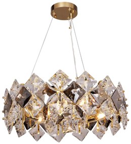 Zuma Line 9864-500 - Luster na lanku TIARA 6xE14/40W/230V zlatá