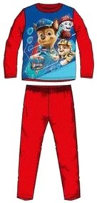 Sun City - Chlapčenské / detské bavlnené pyžamo Tlapková patrola / Paw Patrol - červené 98