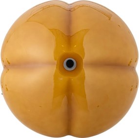 Okrovožltá stolová lampa so skleneným tienidlom (výška 46,5 cm) Kinoko – Bloomingville