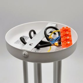 Prisadený luster MATYLDA 5xE27/60W/230V biela