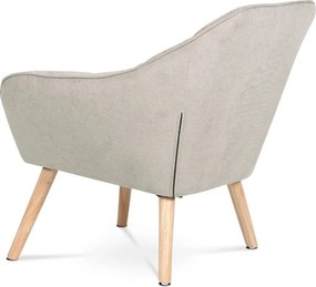 Relaxačné kreslo ASPO — masív, látka, sivohnedá