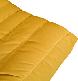 Taburet Nua 86 cm zamat horčicový