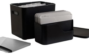 Rotho Súprava – Organizér na poštu + Archivačný box - myPAPER čierny