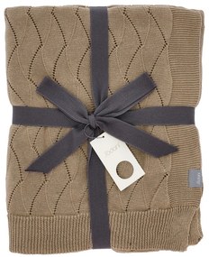 Hnedá pletená deka 130x170 cm Gentle – Södahl