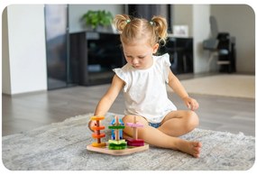 Drevená triediaca hračka - puzzle RK-866 Ricokids