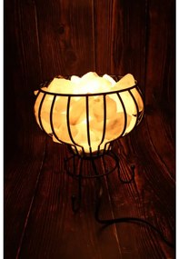 Soľná lampa - industriálna Farba Himalájskej soli: Biela