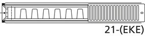 Doskový radiátor Rotheigner 21 600 x 900 mm 8 prípojok (bočné, dole vpravo alebo vľavo alebo uprostred)