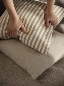 Ferm Living Vonkajší poťah na vankúš Strand Sand 50 × 50 cm