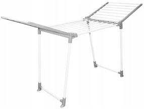 Erga Model 205, stabilný rozkladací sušiak na bielizeň 170x61x97 cm, biela-šedá, ERG-SEP-1251SSM205WHI