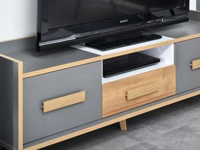 TV stolík/skrinka Sobrepuso S07 (biela). Akcia -19%. Vlastná spoľahlivá doprava až k Vám domov. 1137280