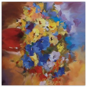 Obraz na plátně Zátiší Květiny Kytice - 40x40 cm