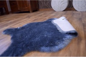 Koberček SKIN 60x90 cm strieborný