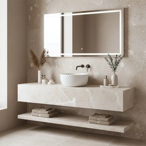 Rea Galaxy, umývadlo na dosku 400x400x165 mm, biela lesklá, REA-U0640