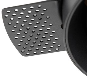 Moderné zapustené bodové svetlo čierne GU10 AR111 okrúhle bez rámu - Oneon Honey