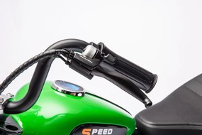 LEAN CARS Dobíjací motocykel A9902 36V zelený