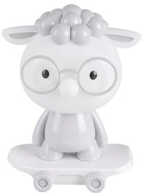 LED Stmievateľná detská nočná lampička LED/2,5W/230V ovca šedá