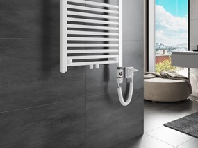 Mexen Mars, elektrické vykurovacie teleso 1200 x 400 mm, 600 W, biela, W110-1200-400-2600-20